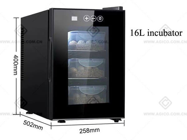 16L small reptile incubator 