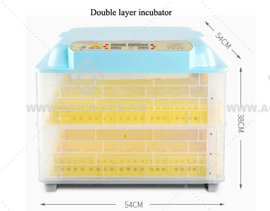 Double layer 100 egg incubator 