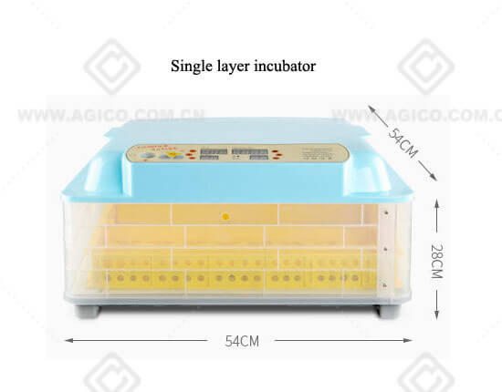 Single layer 100 egg incubator 