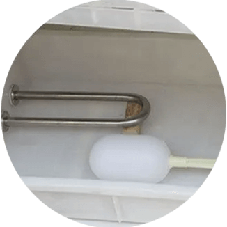 Temperature-controlled polyethylene water basin